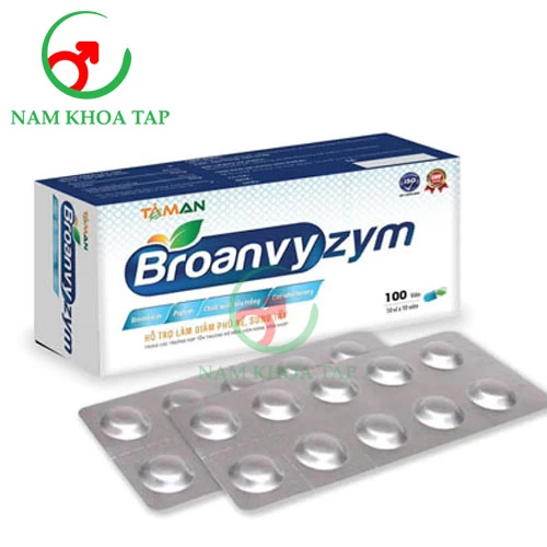Broanvyzym Tâm An - Sản phẩm hỗ trợ giảm sưng, phù nề